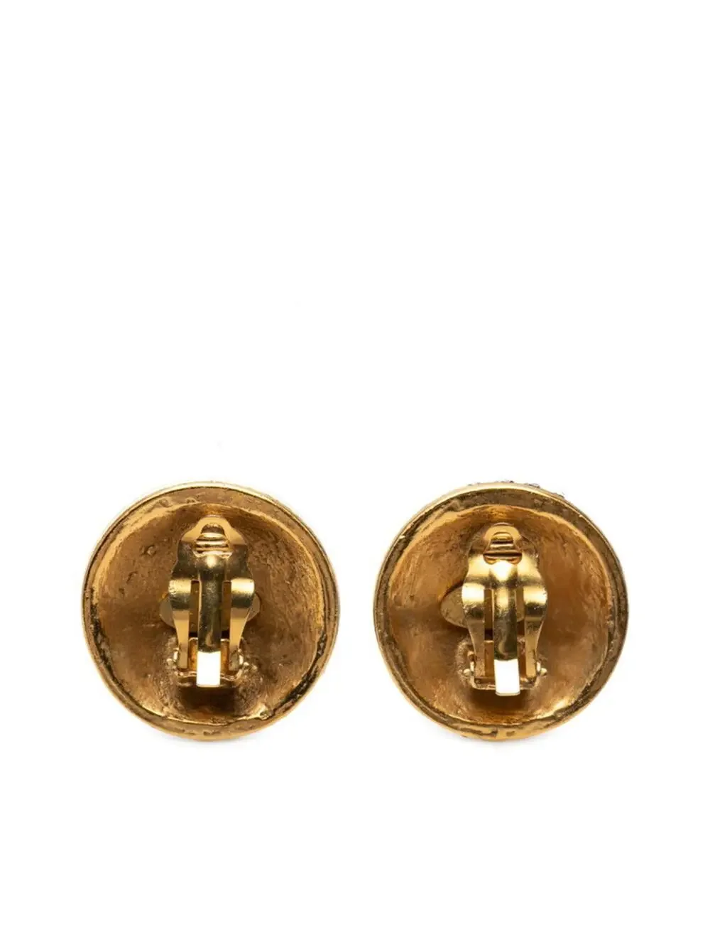 Chanel Cc Logo Clip-On Earrings Gold- #246882C70B